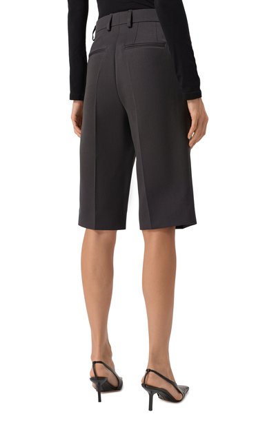 Шерстяные шорты GOOROO темно-серого цвета по цене 54400 руб., арт. USR003-3000-902-SS25, фото 4 Шерстяные шорты GOOROO, арт. USR003-3000-902-SS25, фото 4