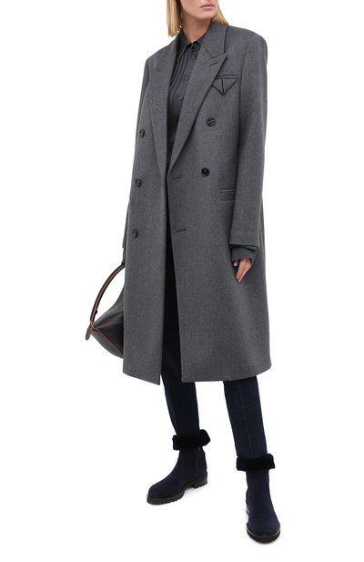 Замшевые ботинки KITON, арт. D50805X04T78, фото 2