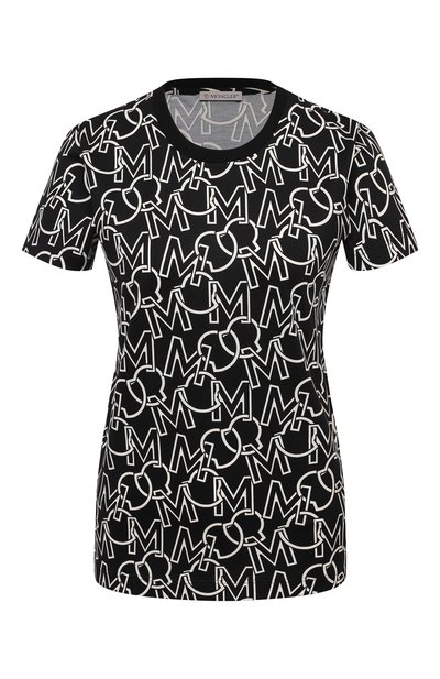 Женская хлопковая футболка MONCLER, арт. F2-093-8C732-00-829HX