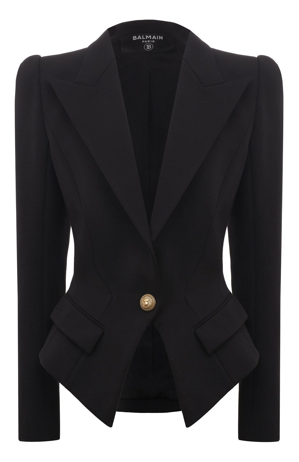 Жакет BALMAIN черного цвета по цене 288500 руб., арт. AF1SE007CC77, фото 1 Жакет BALMAIN, арт. AF1SE007CC77, фото 1