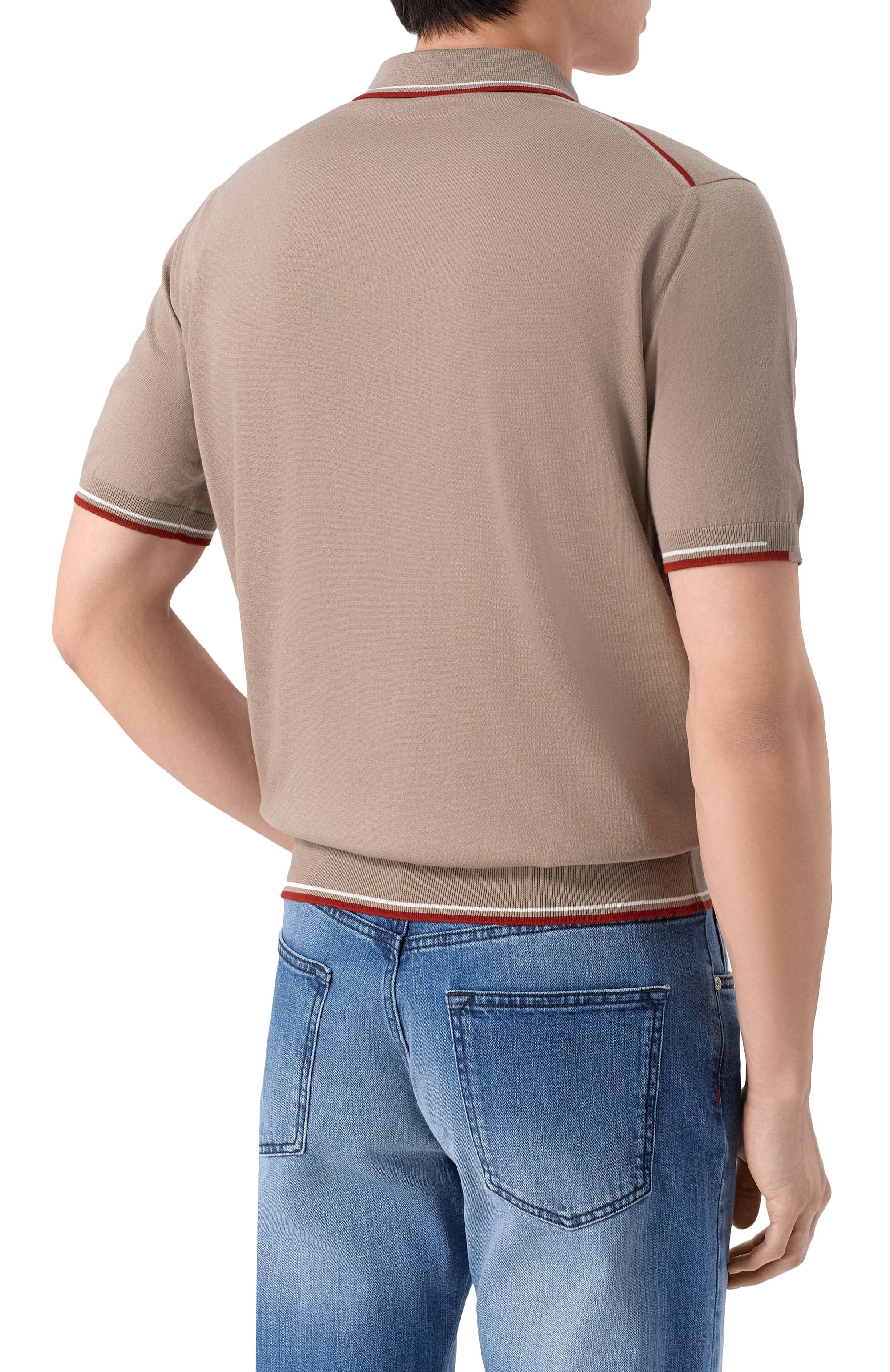 Хлопковое поло STEFANO RICCI, арт. K313051P31/F26146, фото 4