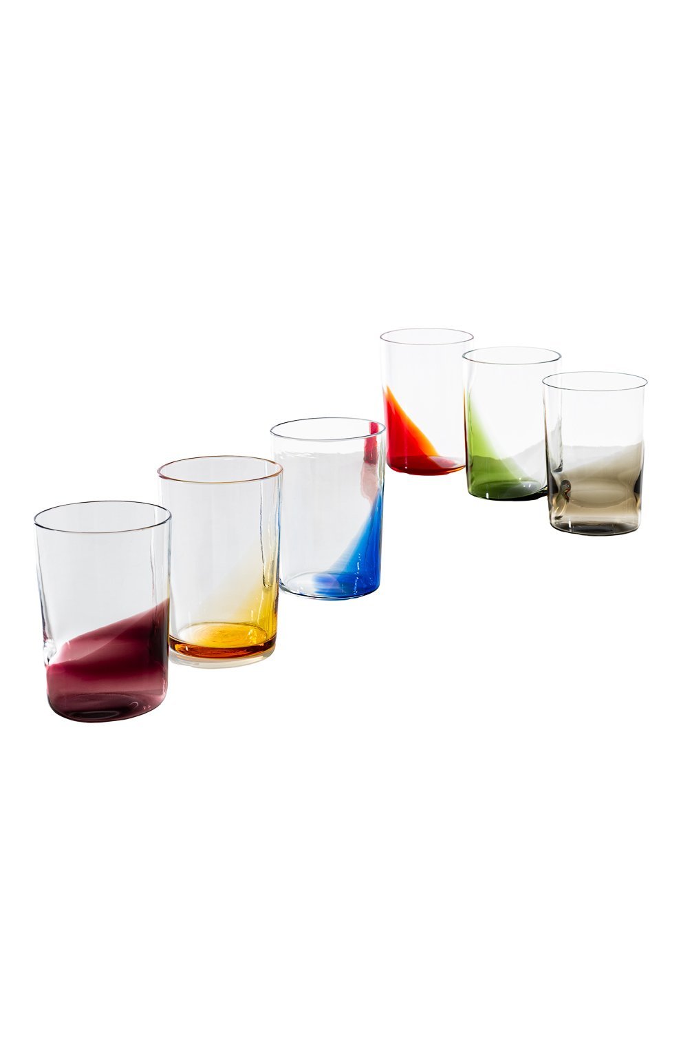 Набор из 6-ти стаканов pezzente 1 VENINI разноцветного цвета по цене 119500 руб., арт. F0330401006A0C7, фото 1 Набор из 6-ти стаканов pezzente 1 VENINI, арт. F0330401006A0C7, фото 1