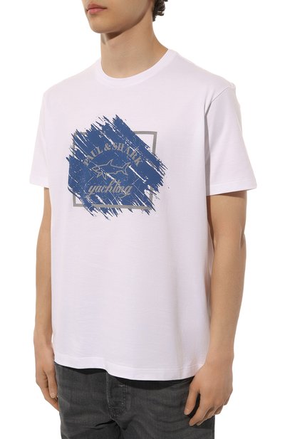 Хлопковая футболка PAUL&SHARK, арт. 23411070, фото 3