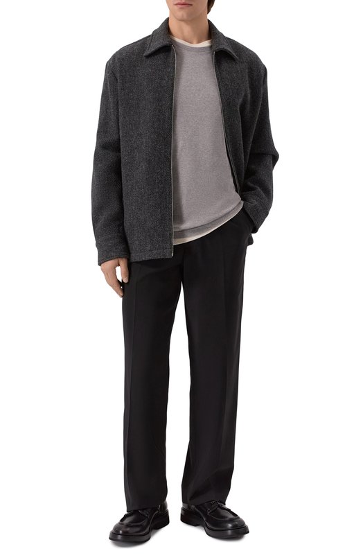 Шерстяная куртка Jil Sander J21SW0106/J40286 Серый  J21SW0106/J40286 Фото 2