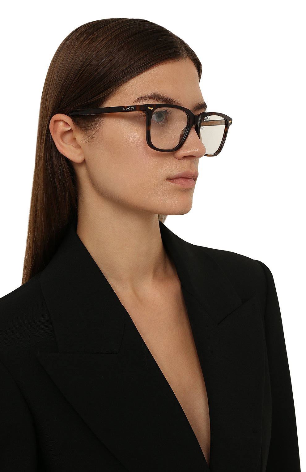 Оправа GUCCI коричневого цвета по цене 36450 руб., арт. GG0737 012, фото 2 Оправа GUCCI, арт. GG0737 012, фото 2