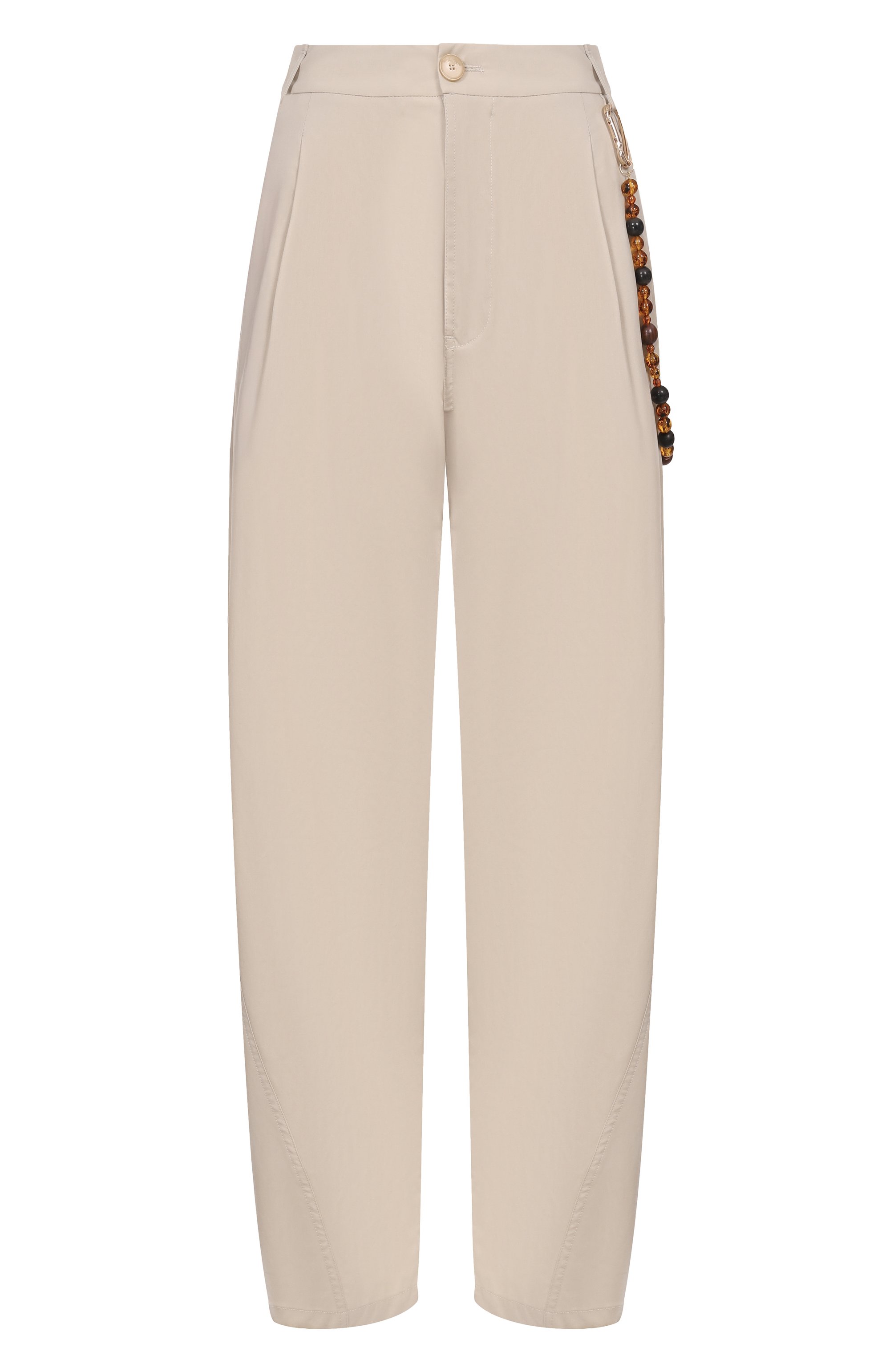 Хлопковые брюки DARKPARK, арт. WTR36 FAC134/PHEBE-LIGHT C0TT0N P0PELINE WIDE-LEG, фото 1