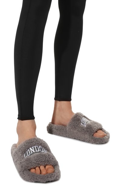 Текстильные шлепанцы furry BALENCIAGA, арт. 654261/W2D02, фото 3