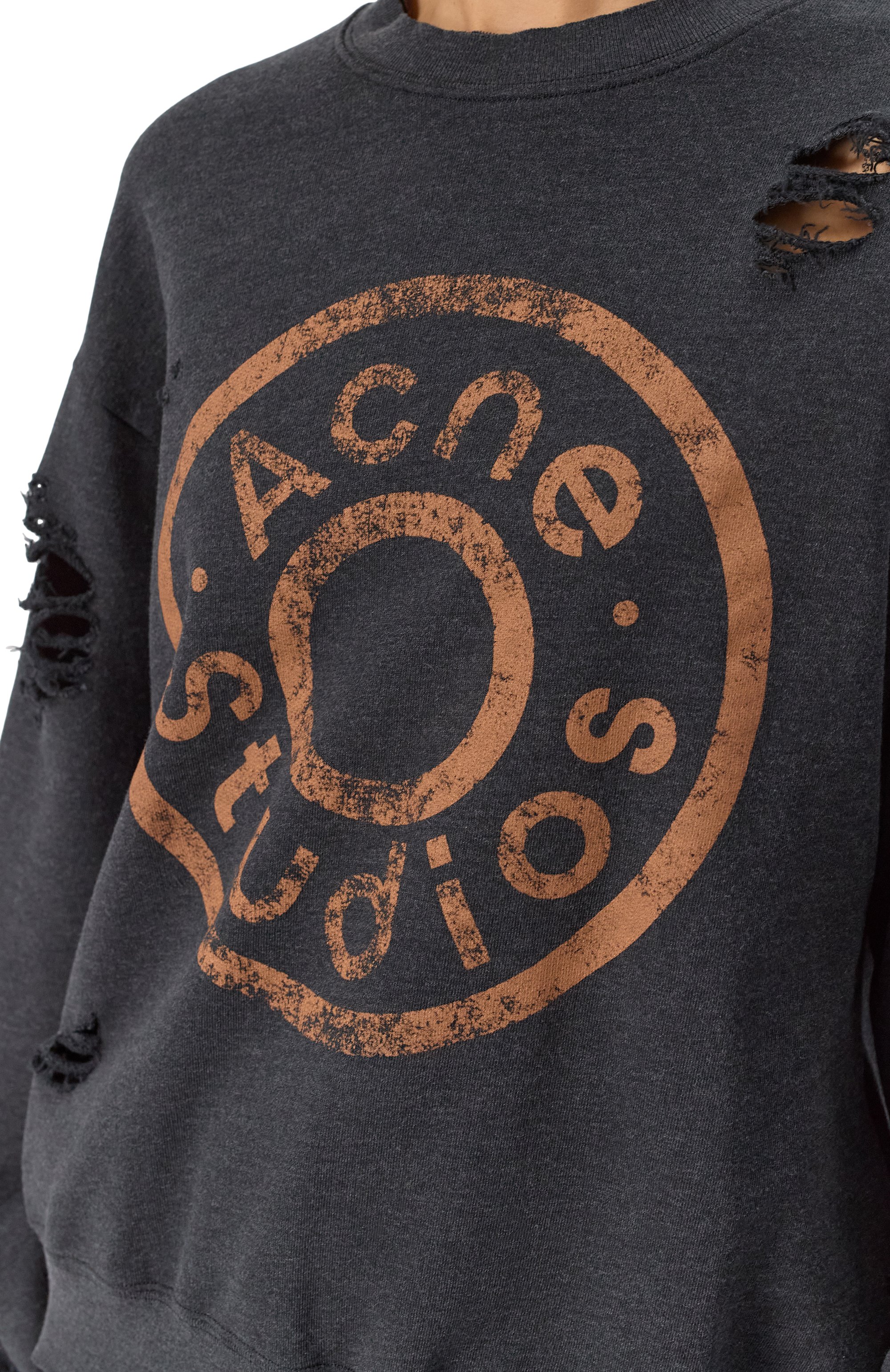 Хлопковый свитшот ACNE STUDIOS, арт. FN-UX-SWEA000044/CI0179, фото 5