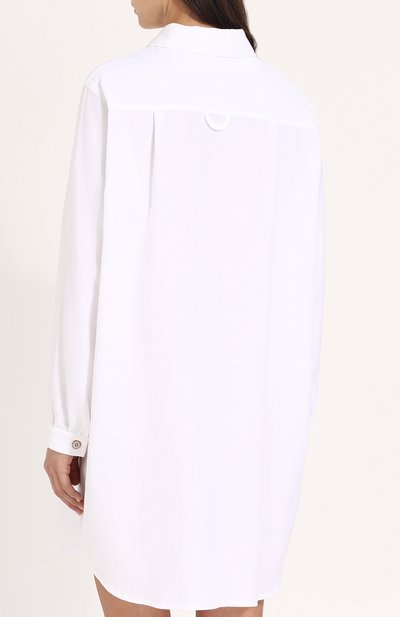 Однотонная хлопковая сорочка свободного кроя CELESTINE, арт. 20000667/VIRGINIA, фото 4