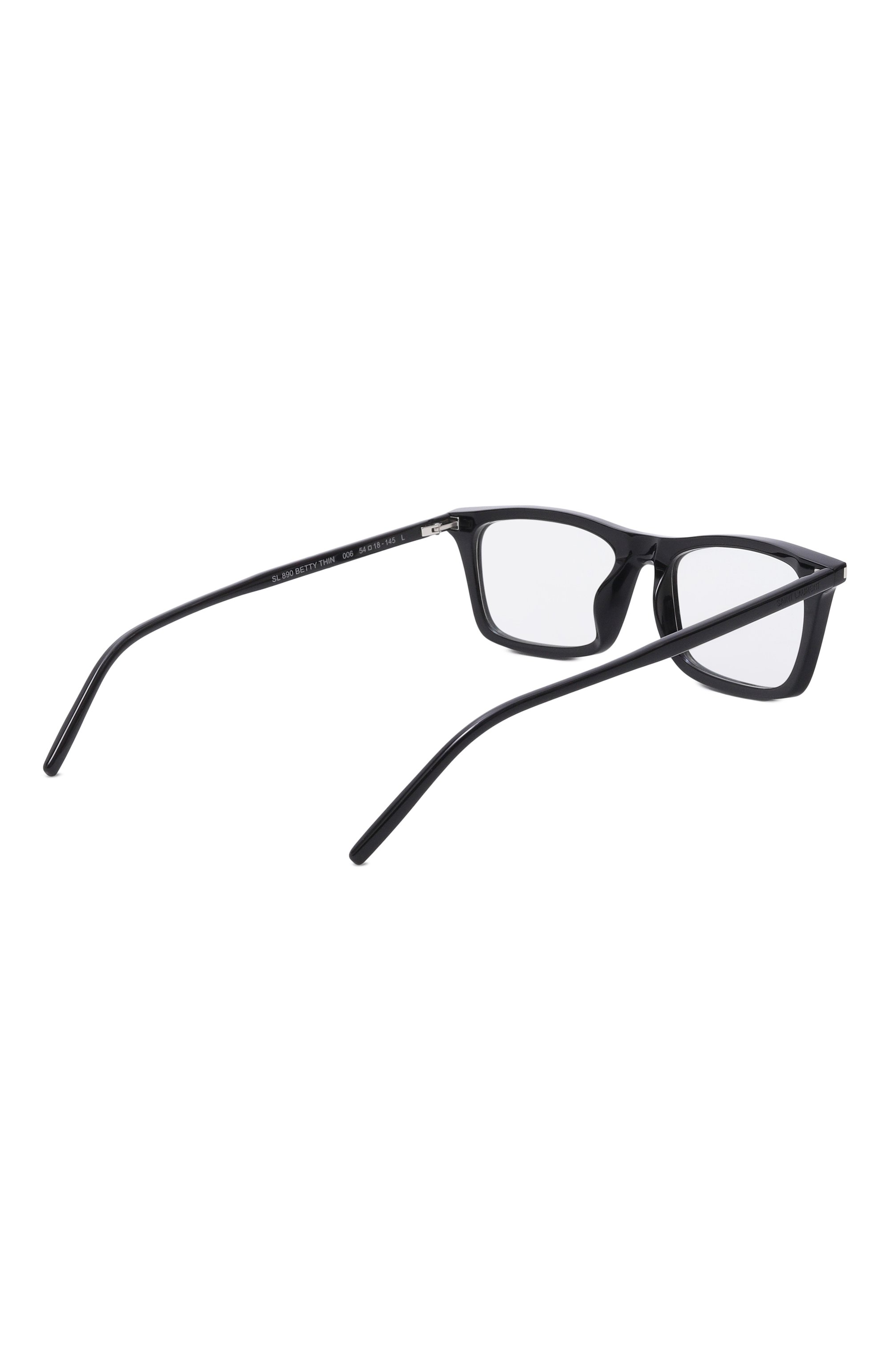 Солнцезащитные очки SAINT LAURENT черного цвета по цене 41500 руб., арт. SL 890 BETTY THIN 006, фото 4 Солнцезащитные очки SAINT LAURENT, арт. SL 890 BETTY THIN 006, фото 4