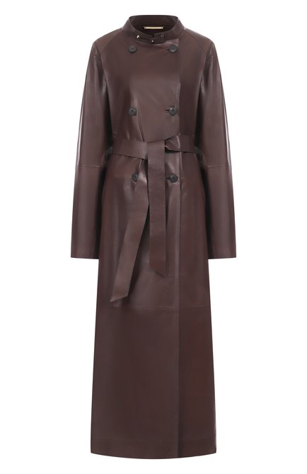 Женский кожаный плащ GIORGIO ARMANI, арт. GW001132/AF16530