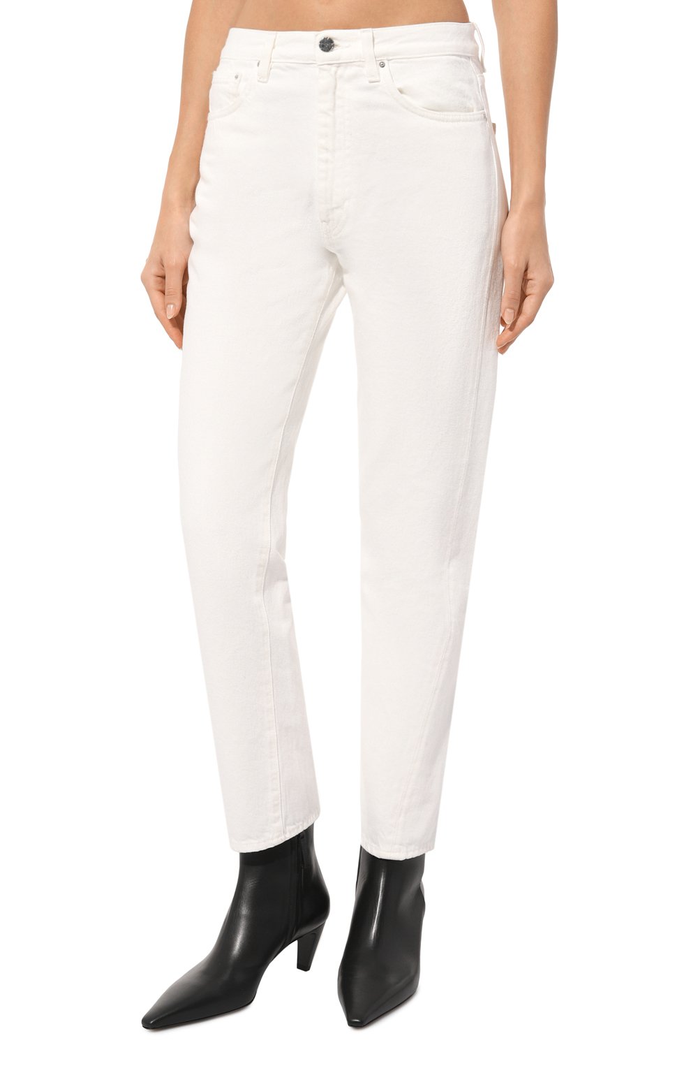 Джинсы TOTEME белого цвета по цене 36650 руб., арт. 222-232-748 32, фото 3 Джинсы TOTEME, арт. 222-232-748 32, фото 3