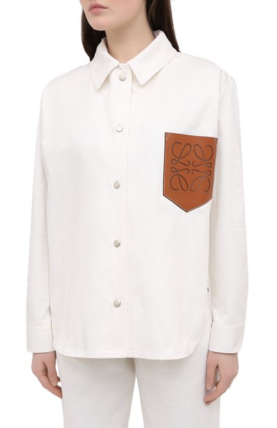 Хлопковая рубашка LOEWE, арт. S359330XCG, фото 3