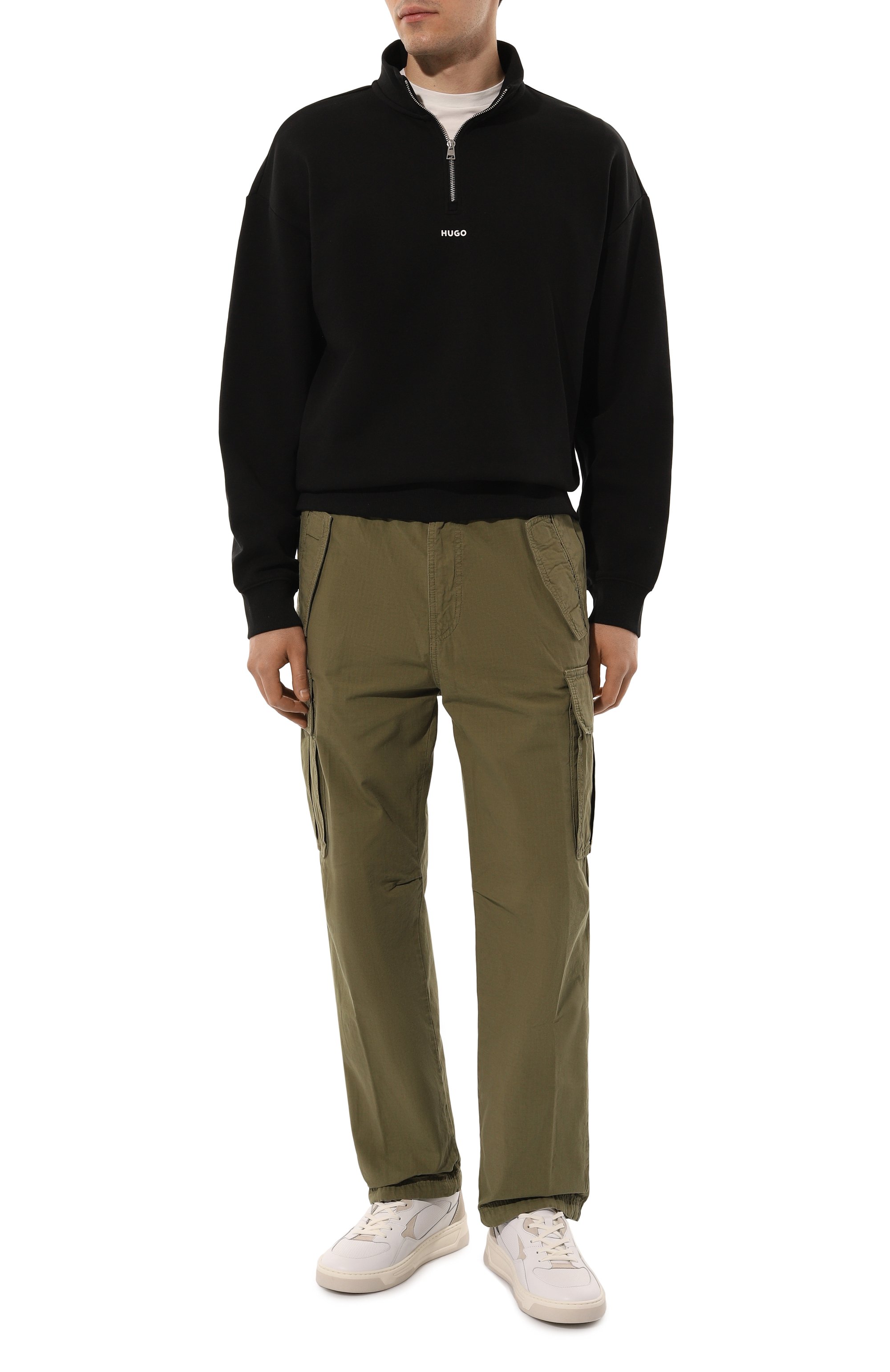 Хлопковые брюки-карго HUGO BLUE, арт. 50535406, фото 2