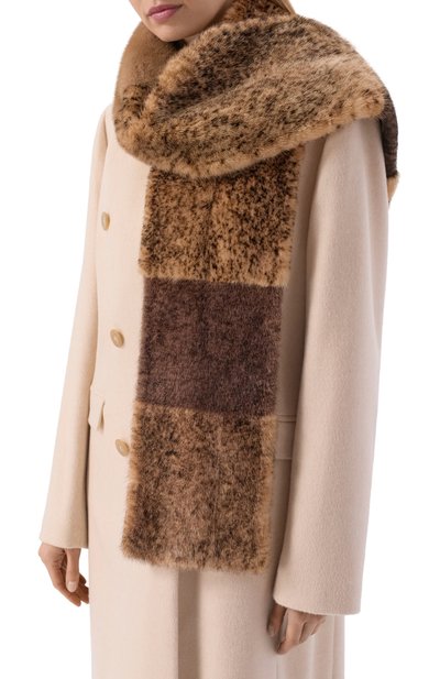 Женский меховой шарф из норки COLOR TEMPERATURE, арт. НТК-12/БН