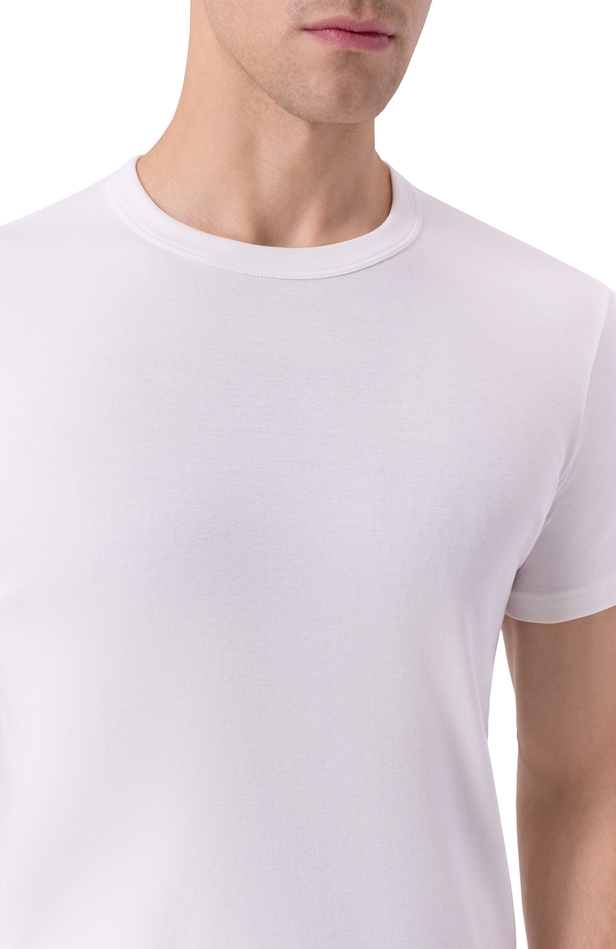 Хлопковая футболка KITON, арт. UNWM008K0275H02, фото 5