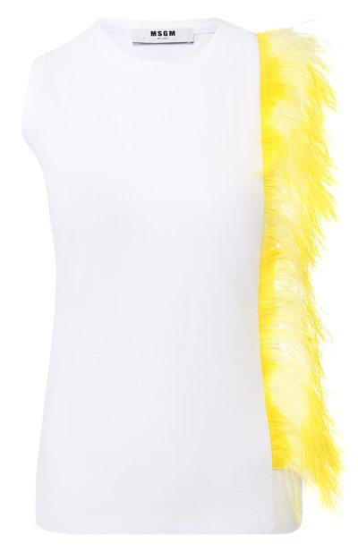 Женский хлопковый топ MSGM, арт. 2642MDM252X 195298