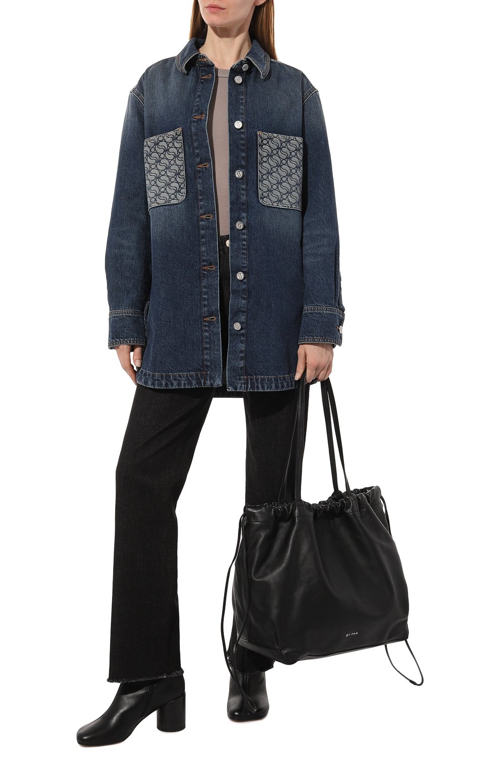 Сумка-шопер oslo BY FAR, арт. 23CR0SLTBLNAPLAR, фото 7