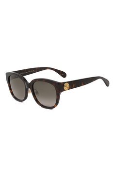 Женские солнцезащитные очки GUCCI коричневого цвета, арт. GG1409SK 002 | Фото 1 (Нос: Не проставлено; Региональные ограничения белый список (Axapta Mercury): Не проставлено; Тип очков: С/з; Материал: Пластик; Очки форма: Квадратные; Оптика Гендер: оптика-женское)