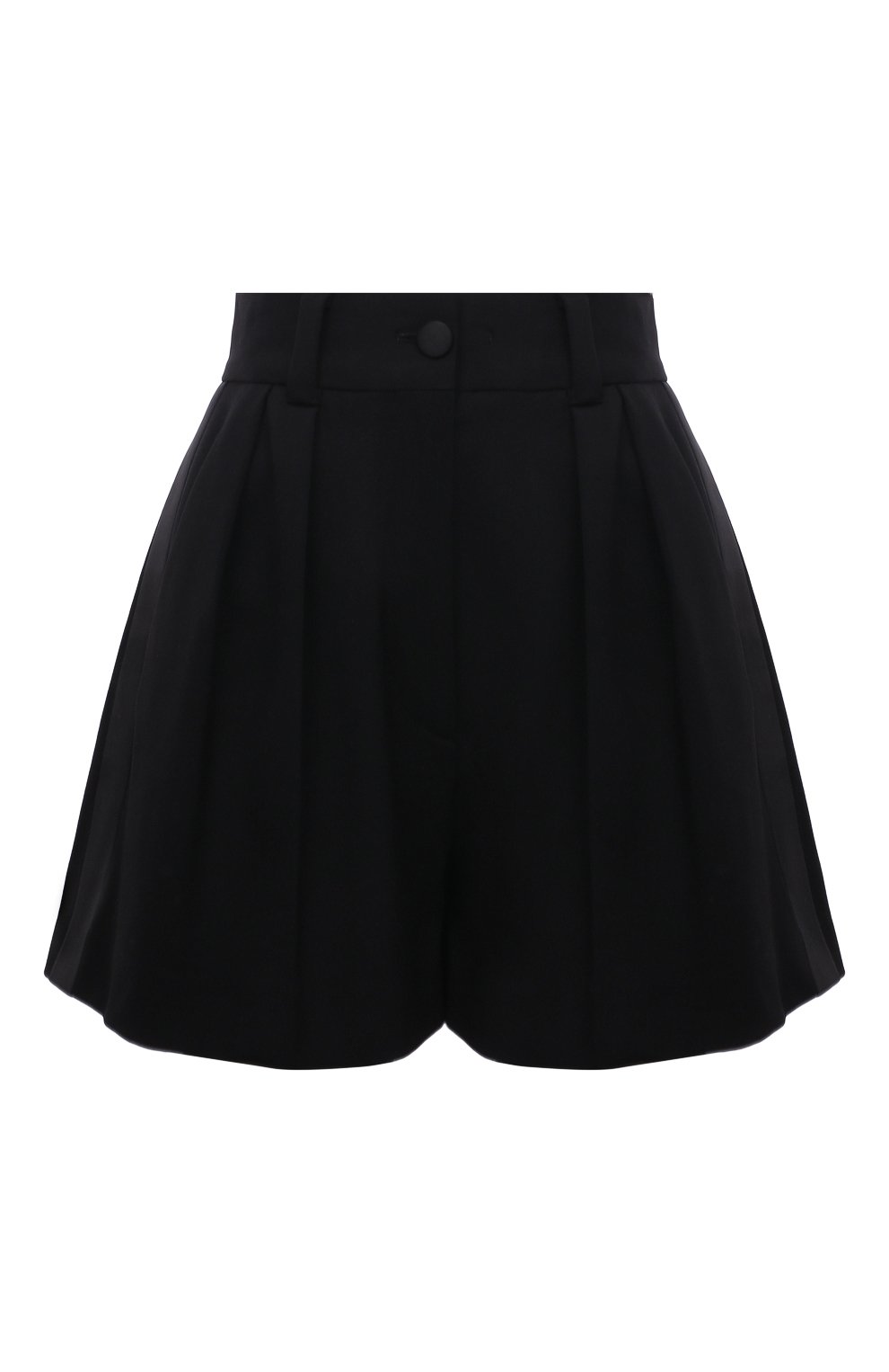 Шерстяные шорты MIU MIU черного цвета по цене 105000 руб., арт. MP1425-1R1-F0002, фото 1 Шерстяные шорты MIU MIU, арт. MP1425-1R1-F0002, фото 1