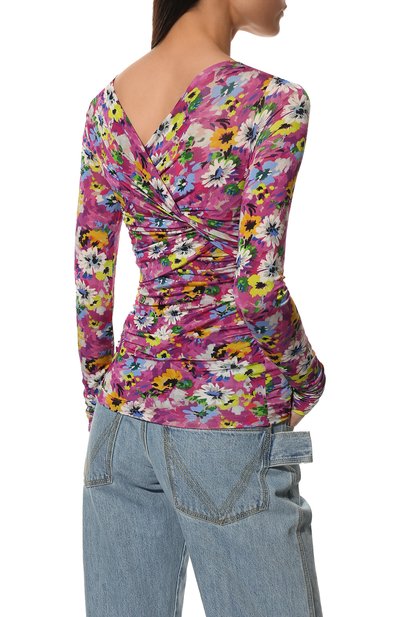 Топ из вискозы MSGM, арт. 3242MDM117 227358, фото 4