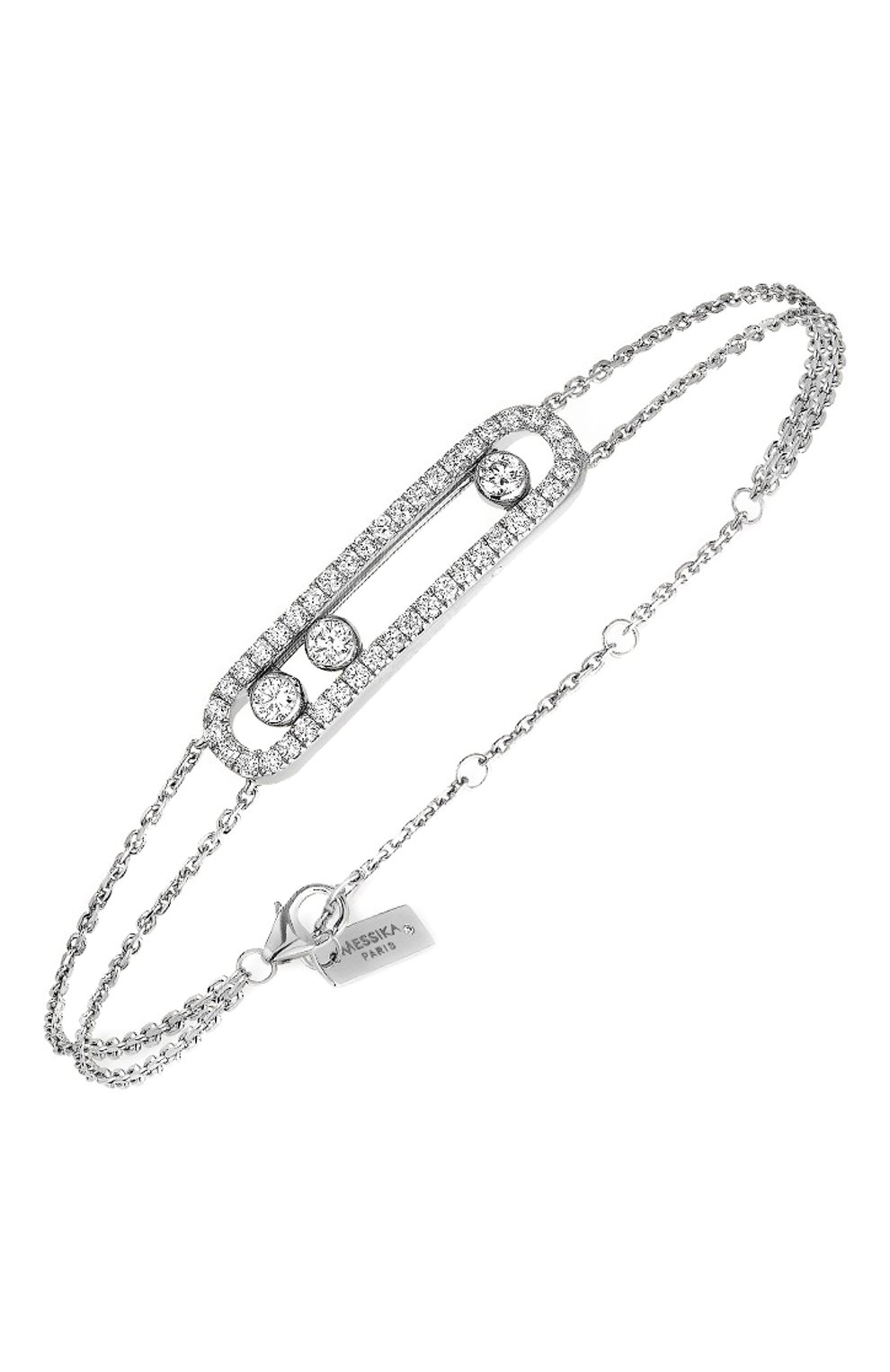 Браслет MESSIKA бесцветного цвета по цене 773500 руб., арт. 03995-WG, фото 1 Браслет MESSIKA, арт. 03995-WG, фото 1