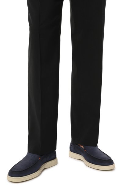 Кожаные лоферы detroit SANTONI, арт. MGDG17824TICSSC8, фото 3