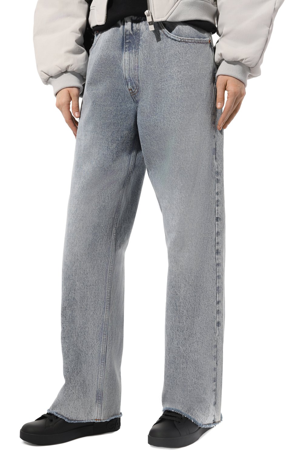 Кожаные кеды portofino DOLCE & GABBANA, арт. CK1544/A1065, фото 3