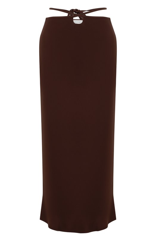

Шелковая юбка Christopher Esber, Коричневый
