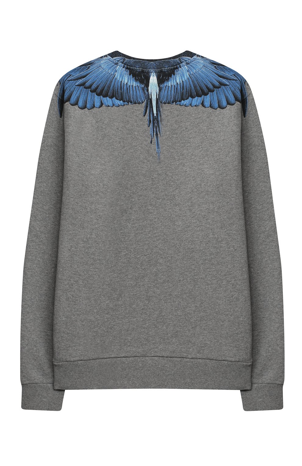 Хлопковый свитшот MARCELO BURLON KIDS OF MILAN серого цвета по цене 19950 руб., арт. 20I/B/MB/2008/0020/8-14Y, фото 2 Хлопковый свитшот MARCELO BURLON KIDS OF MILAN, арт. 20I/B/MB/2008/0020/8-14Y, фото 2