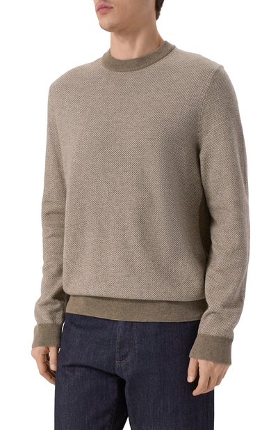 Джемпер из шерсти и хлопка BOSS, арт. 50549986, фото 3