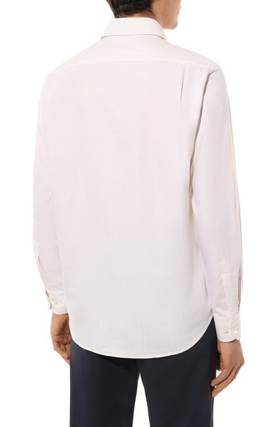 Рубашка из шелка и хлопка PAUL&SHARK, арт. 14313060CF, фото 4