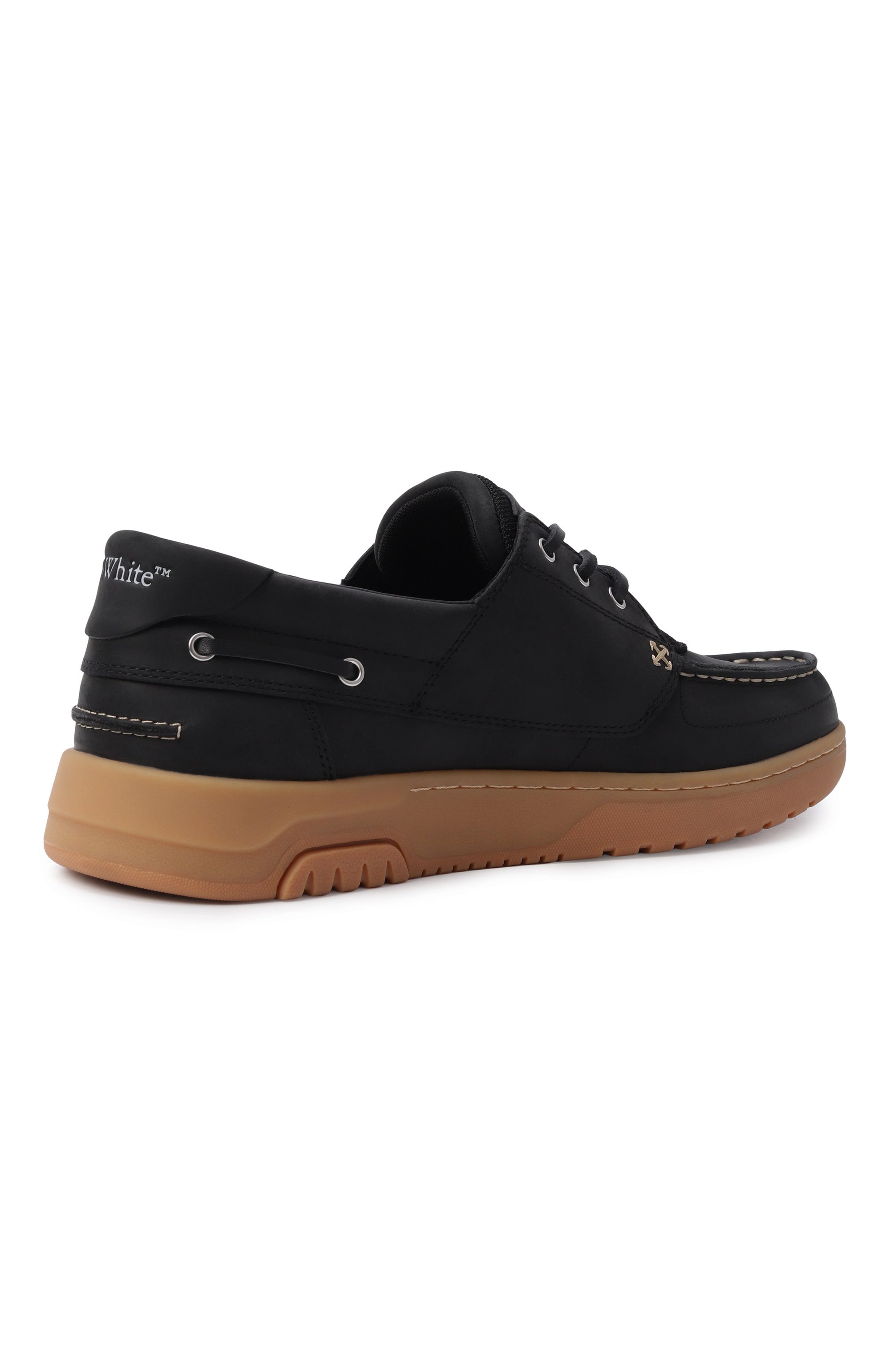 Кожаные топсайдеры snoooafer OFF-WHITE, арт. 0MIY001F25LEA0011061, фото 4