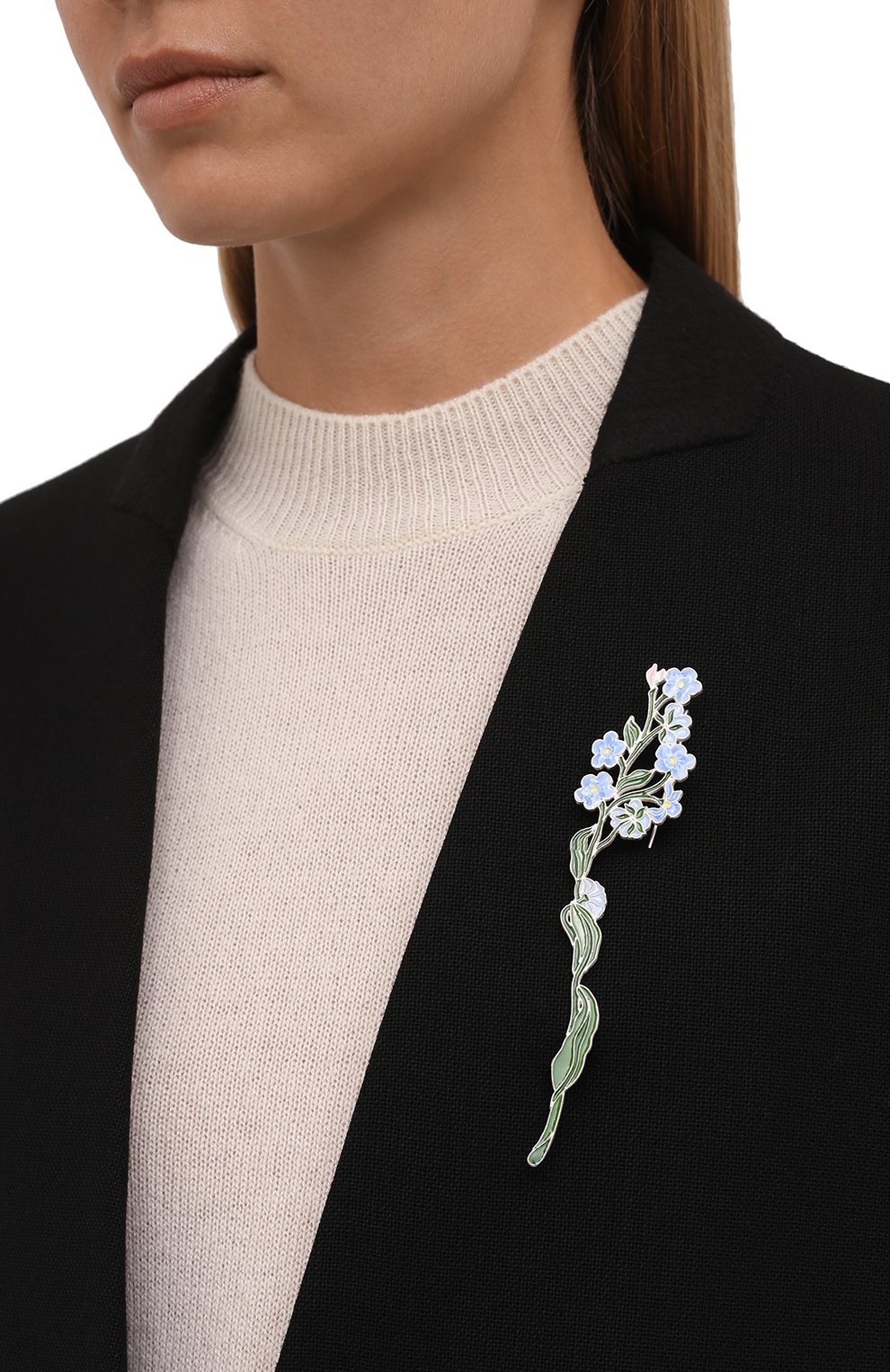 Брошь незабудки РУССКИЕ САМОЦВЕТЫ, арт. 41464, фото 2