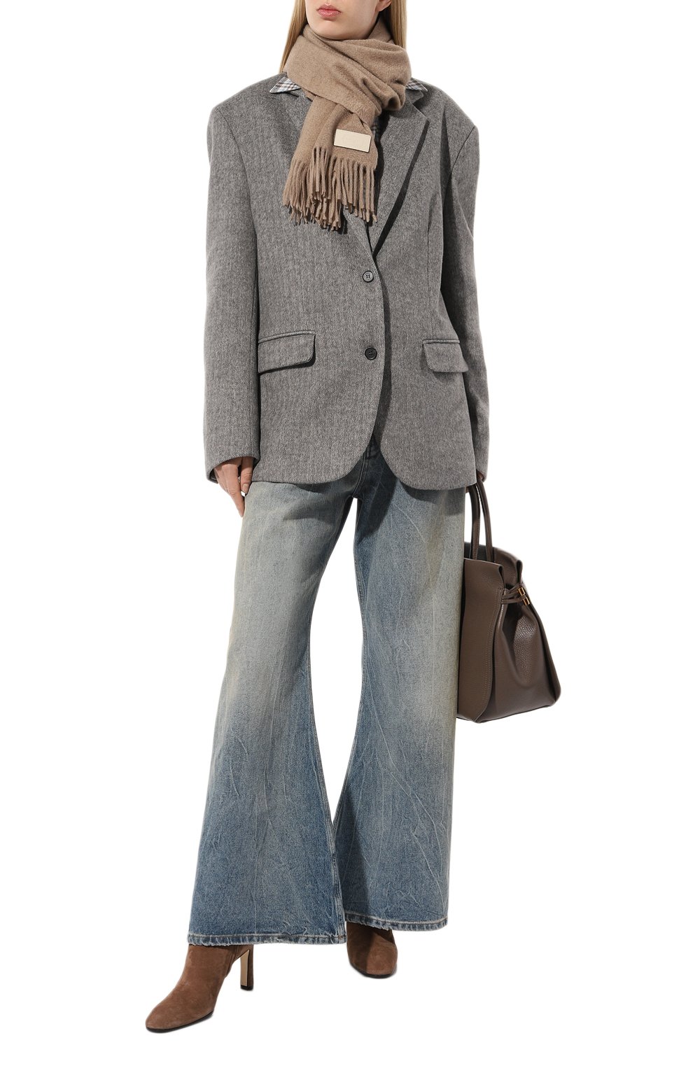 Кашемировый шарф AGNONA, арт. AS04Z7E/H7041E, фото 2