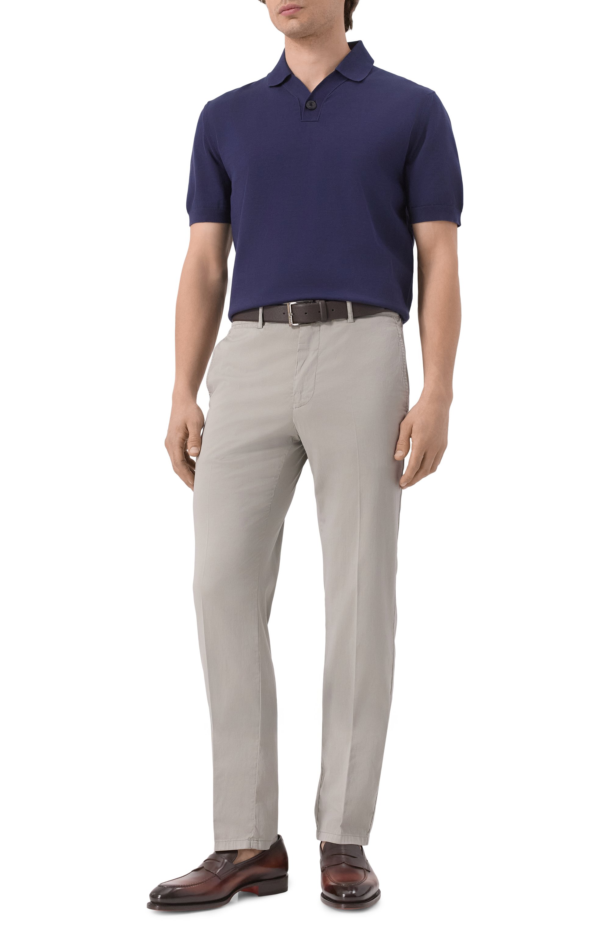 Кожаные пенни-лоферы adrian SANTONI, арт. MCAG18935MC3HWVE, фото 2