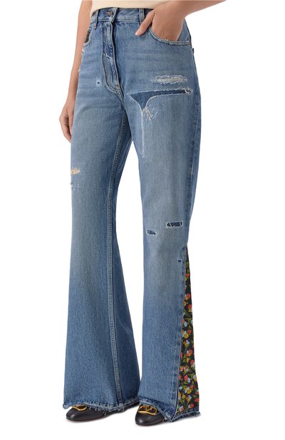 Джинсы VALENTINO синего цвета по цене 228500 руб., арт. 8B3DD21X/9YB, фото 3 Джинсы VALENTINO, арт. 8B3DD21X/9YB, фото 3