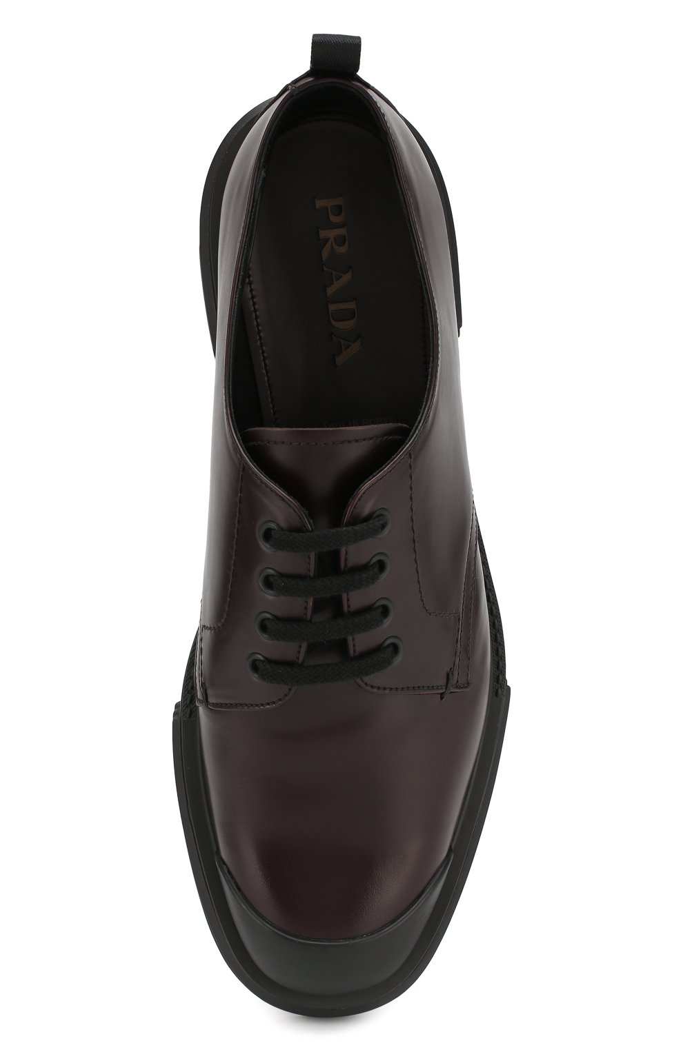 Кожаные дерби PRADA, арт. 2EE286-ZJY-F0397, фото 5
