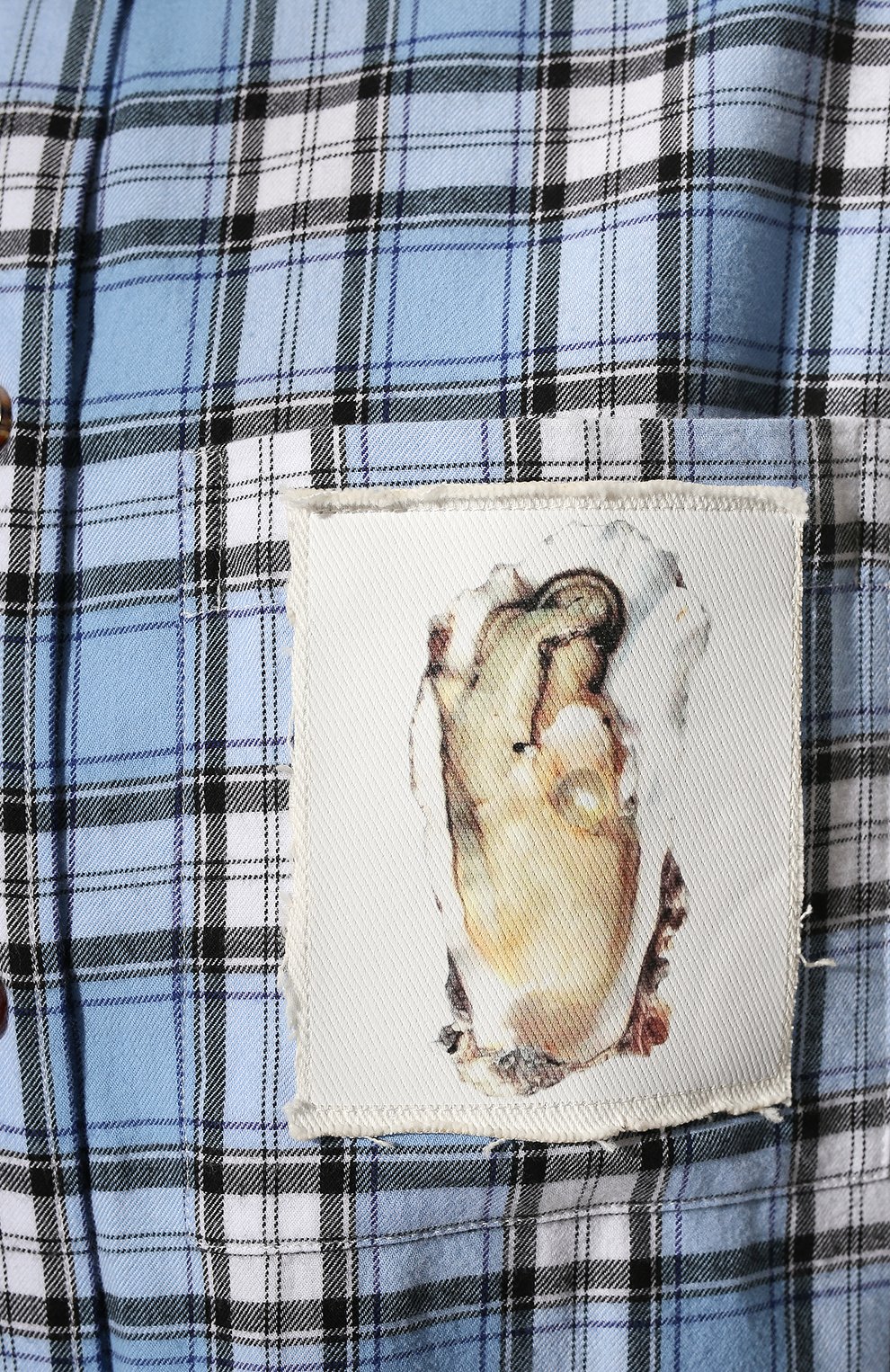 Хлопковая рубашка BURBERRY, арт. 8048898, фото 5