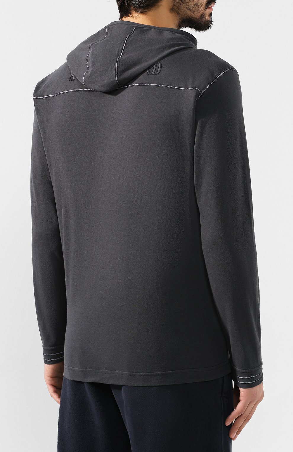 Хлопковый лонгслив STONE ISLAND, арт. 711520544, фото 4