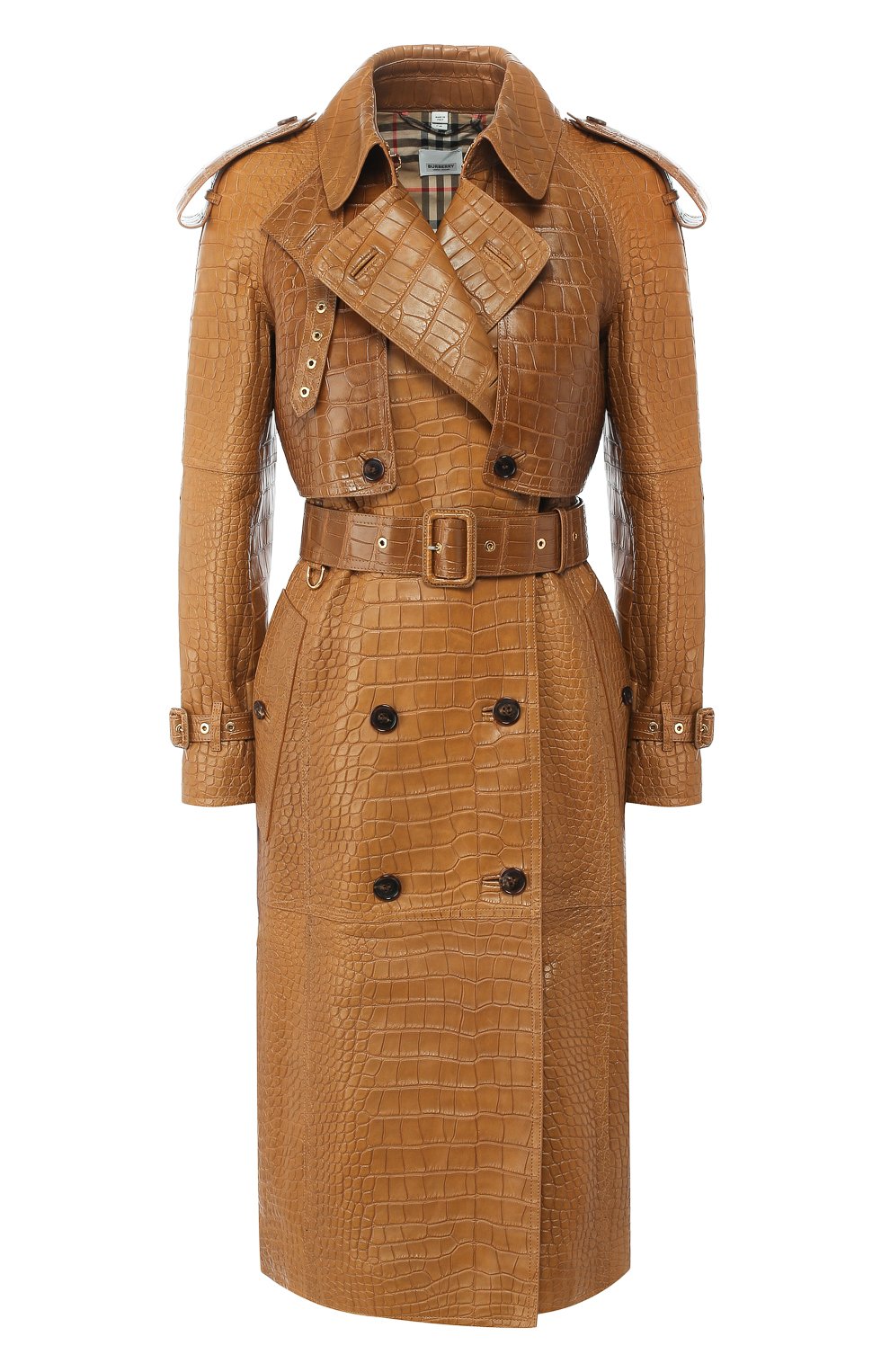 Тренч из кожи аллигатора BURBERRY, арт. 4560871, фото 1
