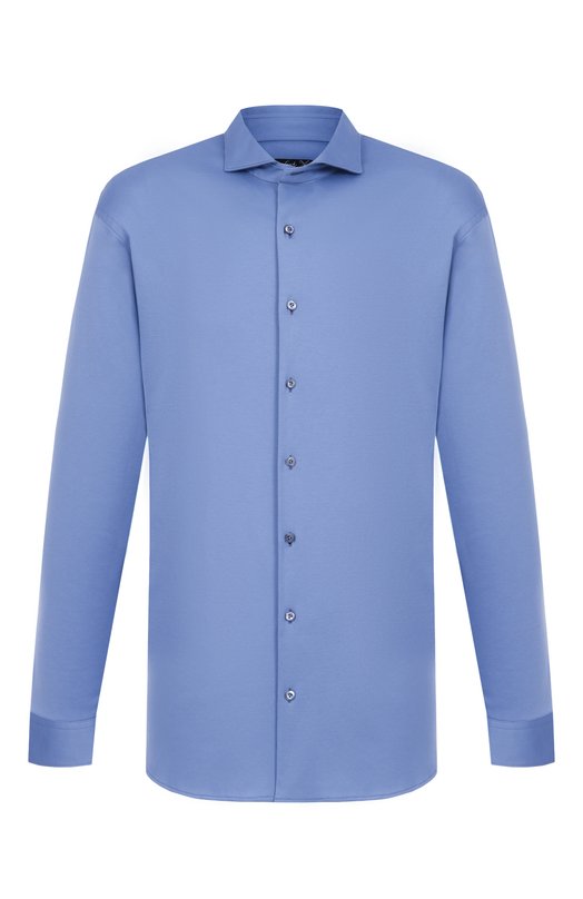 Хлопковая рубашка Van Laack VL-PER-LSF/180031/3XL Голубой VL-PER-LSF/180031/3XL