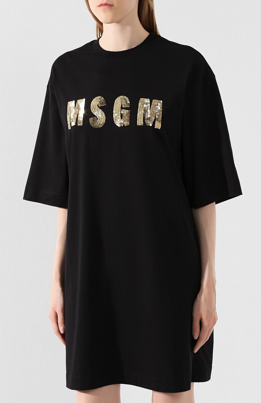 Хлопковое платье MSGM, арт. 2741MDA64 195797, фото 3