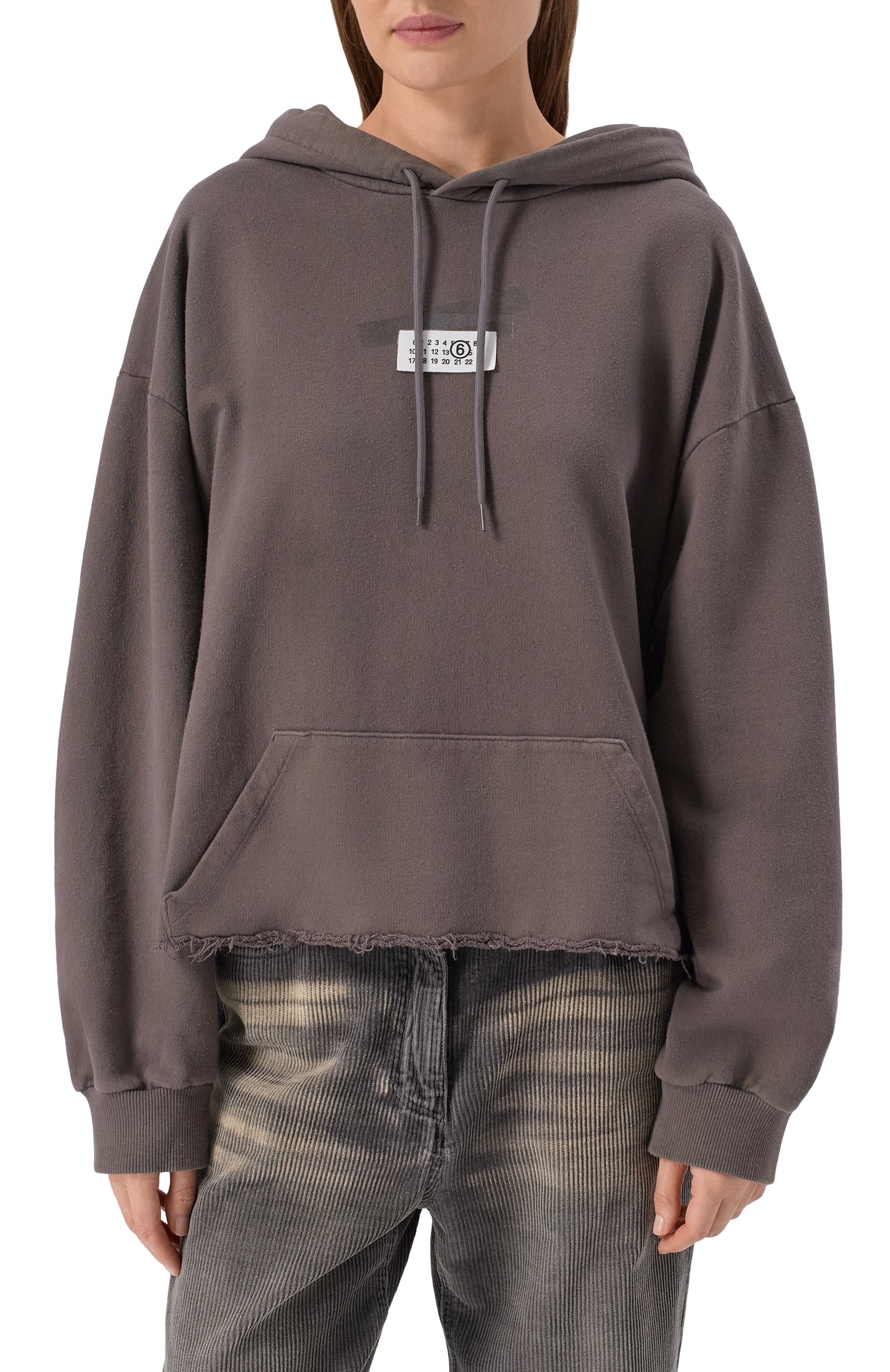 Хлопковое худи MM6, арт. S62GU0142/M25024, фото 3