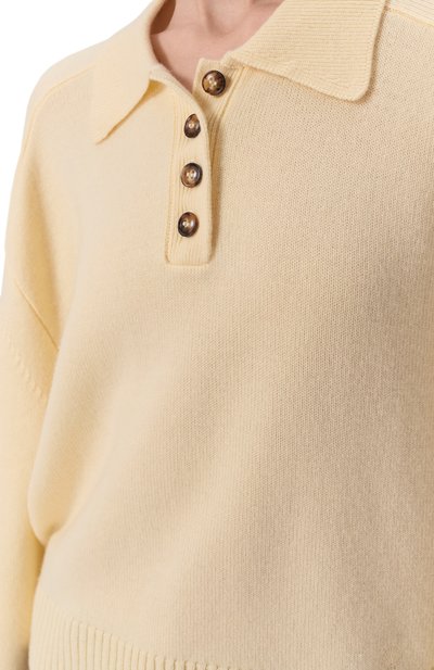 Кашемировое поло LOULOU DE SAISON цвета по цене 47050 руб., арт. H0MERE LDS, фото 5 Кашемировое поло LOULOU DE SAISON, арт. H0MERE LDS, фото 5