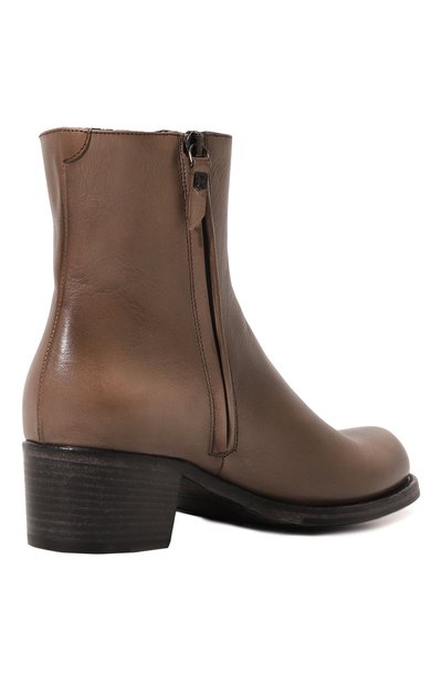 Кожаные ботильоны PANTANETTI темно-бежевого цвета по цене 51450 руб., арт. 18205F/KINDER, фото 5 Кожаные ботильоны PANTANETTI, арт. 18205F/KINDER, фото 5