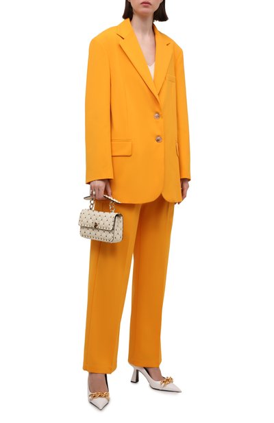 Жакет ERIKA CAVALLINI оранжевого цвета по цене 63850 руб., арт. S2/P/P2SN06, фото 2 Жакет ERIKA CAVALLINI, арт. S2/P/P2SN06, фото 2