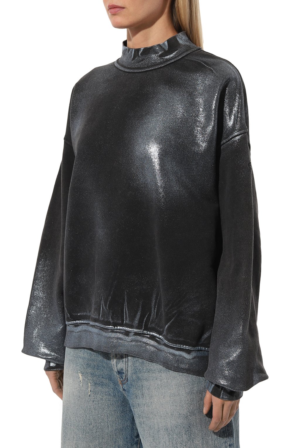 Хлопковый свитшот DIESEL, арт. A12170/0DPAQ, фото 3