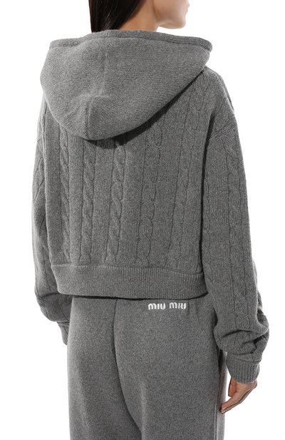 Шерстяной кардиган MIU MIU, арт. MMF525-1ZLF-F0031, фото 4