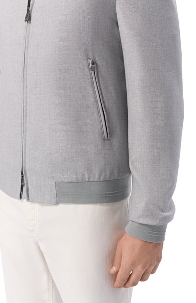 Бомбер из шелка и шерсти CORNELIANI, арт. 27L588/2718266, фото 5